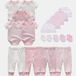 Baby Layette 3 Months Clothing Set of 19 Essential Piece Pink Nursery Newborn